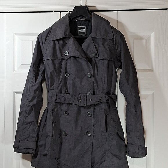 The North Face Hyvent double Breasted Trench Coat Womens - Picture 3 of 15